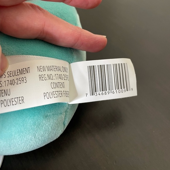 Squishmallows Ludwig the Frog Pink Hearts Valentines 5” NWT - Picture 10 of 10